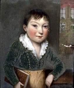 ابن غير معروف من صور عائلة فيتزهيربرت ، حوالي 1817 (أردواز) بواسطة وليام الأكبر كوردن
