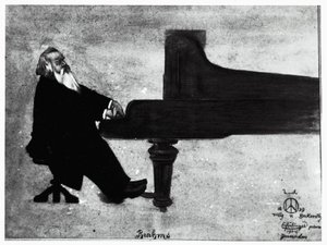 The German composer Johannes Brahms (Hamburg بواسطة ويلي فون بيكيراث