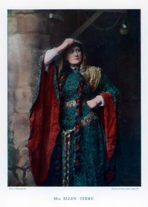 السيدة إلين تيري ، ممثلة مسرحية إنجليزية ، 1901.