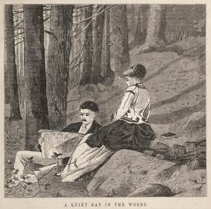 يوم هادئ في الغابة ، 1870. بواسطة وينسلو هومر