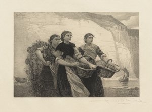 صوت من المنحدرات ، نقشه جيمس ديفيد سميلي بواسطة وينسلو هومر