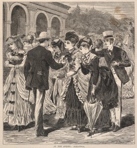 في الربيع ساراتوجا، من مجلة هيرث آند هوم، 28 أغسطس 1869 بواسطة وينسلو هومر