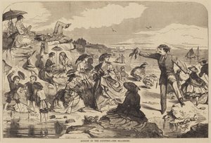 أغسطس في البلاد - شاطئ البحر ، تم نشره عام 1859. بواسطة وينسلو هومر