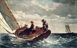 Breezing Up (A Fair Wind) - 1876 - 61،5 × 97 سم - زيت على قماش بواسطة وينسلو هومر