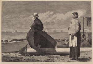 مجيء أبي! ، تم نشره عام 1873. بواسطة وينسلو هومر