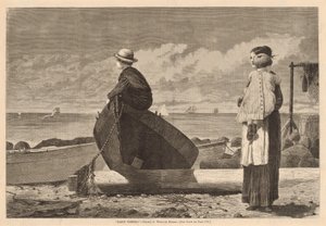 مجيء أبي! ، نُشر عام 1873. بواسطة وينسلو هومر