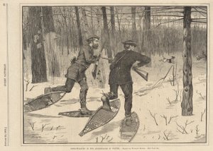 مطاردة الغزلان في Adirondacks في الشتاء ، من كل يوم سبت ، 21 يناير 1871 بواسطة وينسلو هومر