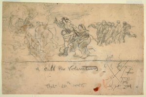 رسم، نداء للمتطوعين، 20 أكتوبر 1886 بواسطة وينسلو هومر