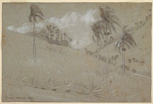 رسم، سفح التل الكوبي، 1885 بواسطة وينسلو هومر