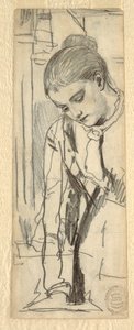 رسم، تمثال امرأة، 1870-80 بواسطة وينسلو هومر