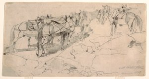 رسم، دراسة عن "جبل واشنطن" و"قمة جبل واشنطن"، 1869 بواسطة وينسلو هومر