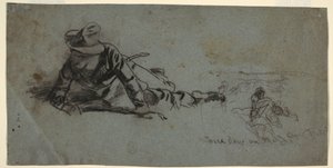 رسم، ثلاثة أيام على الجبهة، حوالي عام 1863 بواسطة وينسلو هومر