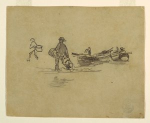 رسم، صيادان، إنجلترا، 1881-1882 بواسطة وينسلو هومر