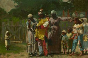 خلع الملابس للكرنفال 1877. بواسطة وينسلو هومر