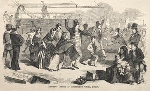 وصول المهاجرين إلى دستور الدستور ، بوسطن ، 1857. بواسطة وينسلو هومر