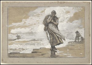 فيشر جيرل نت نت 1882 بواسطة وينسلو هومر