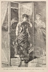 في عاصفة من الرياح والأمطار والرذاذ - وبورتيا ، 1869. بواسطة وينسلو هومر