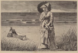 على الشاطئ - اثنان هما شركة ، وثلاثة لا شيء ، تم نشره عام 1872. بواسطة وينسلو هومر