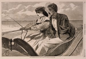 أماكن سقينا--الكم الفارغ في نيوبورت، من مجلة هاربر الأسبوعية، 26 أغسطس، 1865 بواسطة وينسلو هومر