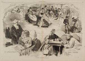 نساؤنا والحرب، من مجلة هاربر الأسبوعية، 6 سبتمبر 1862 بواسطة وينسلو هومر