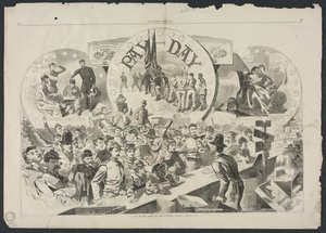 يوم الدفع في جيش بوتوماك ، 1863. بواسطة وينسلو هومر