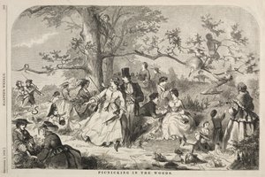 الالتقاط في الغابة ، 1858. بواسطة وينسلو هومر