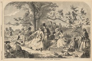 Picknicking in the Woods ، من هاربر بواسطة وينسلو هومر