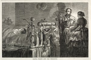سانتا كلوز وهديته ، 1858. بواسطة وينسلو هومر