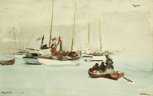 شونرز في أنكور ، كي ويست ، 1903 بواسطة وينسلو هومر