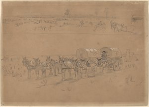 قطار الإمداد ، 1864. بواسطة وينسلو هومر