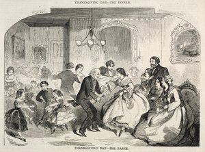 عيد الشكر - الرقص ، 1858. بواسطة وينسلو هومر