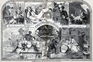 يوم عيد الشكر، 1860، الطبقتان العظيمتان في المجتمع، من مجلة هاربر الأسبوعية، 1 ديسمبر 1860 بواسطة وينسلو هومر