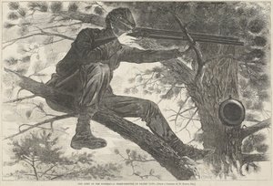 جيش بوتوماك - مطلق النار الحاد في Picket Duty ، 15 نوفمبر 1862 (نقش الخشب) بواسطة وينسلو هومر