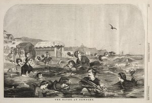 الحمامات في نيوبورت ، 1858. بواسطة وينسلو هومر
