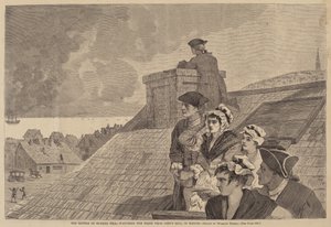 The Battle of Bunker-Hill - Watching the Fight from Copp's Hill ، في بوسطن ، نُشرت عام 1875. بواسطة وينسلو هومر