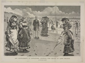 الشاطئ في لونج برانش ، 1869. بواسطة وينسلو هومر