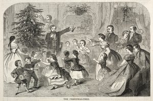 شجرة عيد الميلاد ، 1858. بواسطة وينسلو هومر