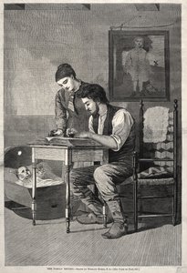 سجل الأسرة ، 1875. بواسطة وينسلو هومر