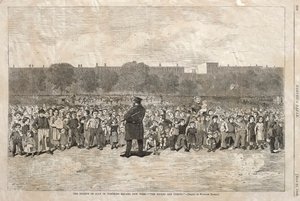 الرابع من يوليو في ساحة تومبكينز ، نيويورك - The Sogers قادمون ، 1868. بواسطة وينسلو هومر