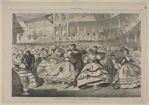 الكرة الروسية العظيمة في أكاديمية الموسيقى ، 5 نوفمبر 1863 ، 1863. بواسطة وينسلو هومر