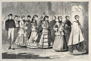 The Morning Walk - مدرسة السيدات الشابات تنزه الجادة ، 1868. بواسطة وينسلو هومر