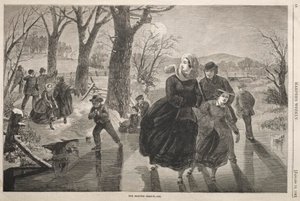 موسم التزلج - 1862 بواسطة وينسلو هومر