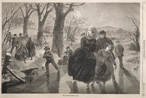 موسم التزلج - 1862 ، 1862. بواسطة وينسلو هومر