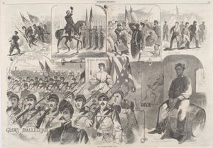 أغاني الحرب ، نُشرت عام 1861. بواسطة وينسلو هومر