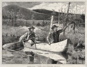 محاصرة في آديرونداكس ، 1870. بواسطة وينسلو هومر