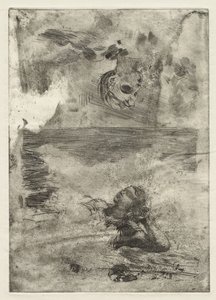 رأسان ، دراسة بعد "Undertow" ، c.1886 ، طبع c.1967 بواسطة وينسلو هومر