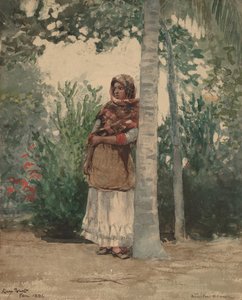 تحت شجرة النخيل ، 1886. بواسطة وينسلو هومر