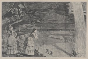 تحت الشلالات ، جبال كاتسكيل من لوحة بواسطة وينسلو هومر ، 1872. بواسطة وينسلو هومر