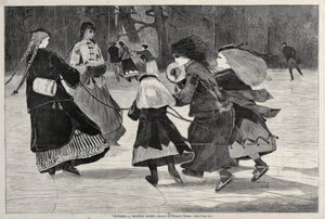 الشتاء - مشهد تزلج ، 1868. بواسطة وينسلو هومر