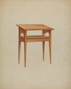 طاولة طعام شاكر ، c. 1937.